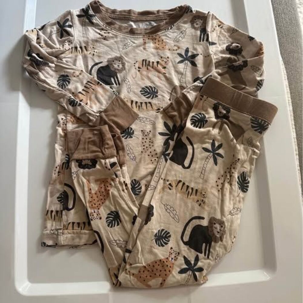 Little Sleepies Safari Animal Two-piece Pajama Set
